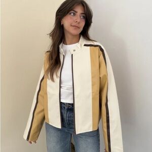 Yellow Moto jacket